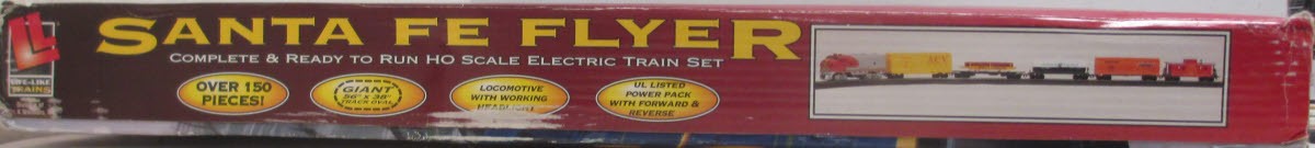 Life Like 8660 Santa Fe Flyer HO Gauge Diesel Train Set