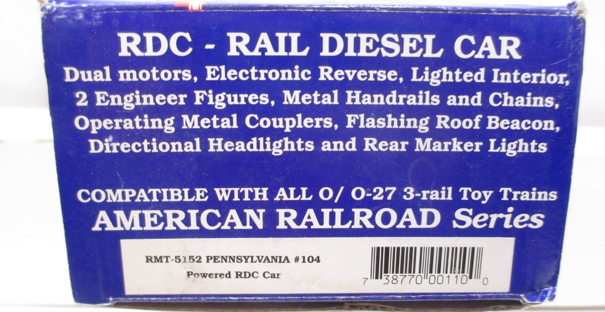 RMT 5152 O Gauge PRR Buddy Powered Diesel Locomotive #104