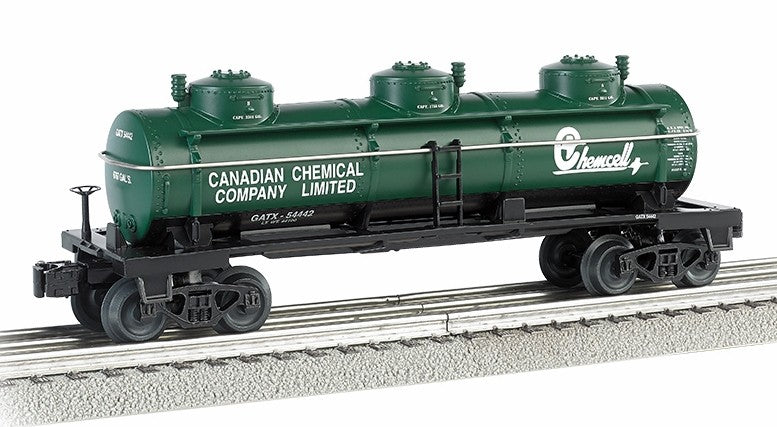 Williams 47118 O Gauge Chemcell 3-Dome Tank Car