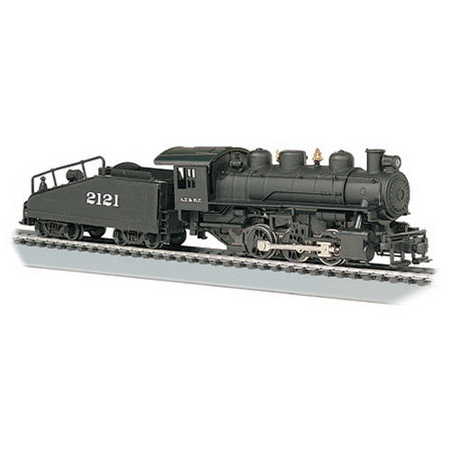 Bachmann 51602 HO Santa Fe 0-6-0 w/Slope-Back Tender w/DCC Steam Loco #2121