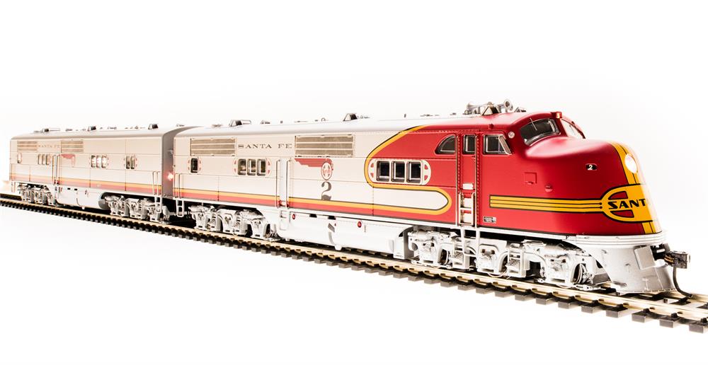 Broadway Limited 6898 HO ATSF E1 A/B Diesel Loco Sound/DCC #4L/4A (Set of 2)