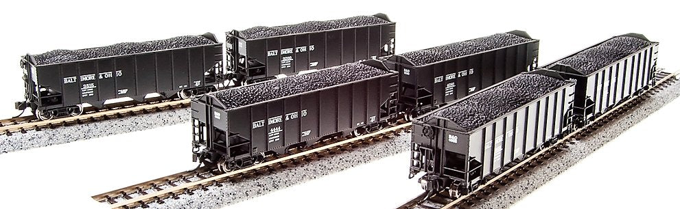 Broadway Limited 3650 N Baltimore & Ohio H2a Hopper Pack D (6)