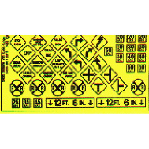 Blair Line 107 HO Scale Traffic Sings Warning Signs # 3