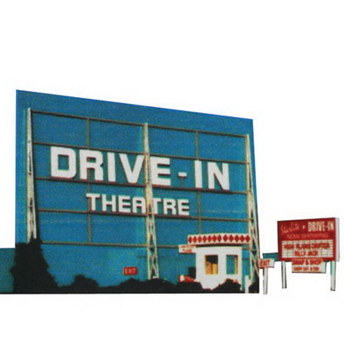 Blair Line 168 HO Drive-In Theatre Laser-Cut Building Kit