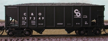 Bluford Shops 65011 N Chesapeake & Ohio 8-Panel 2-Bay Open Single Hopper
