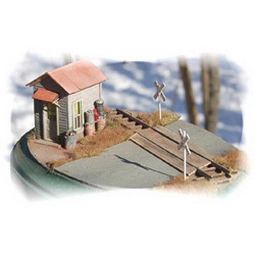 Bar Mills 0792 HO Scale Twin Crossing Shacks Laser-Cut Kit