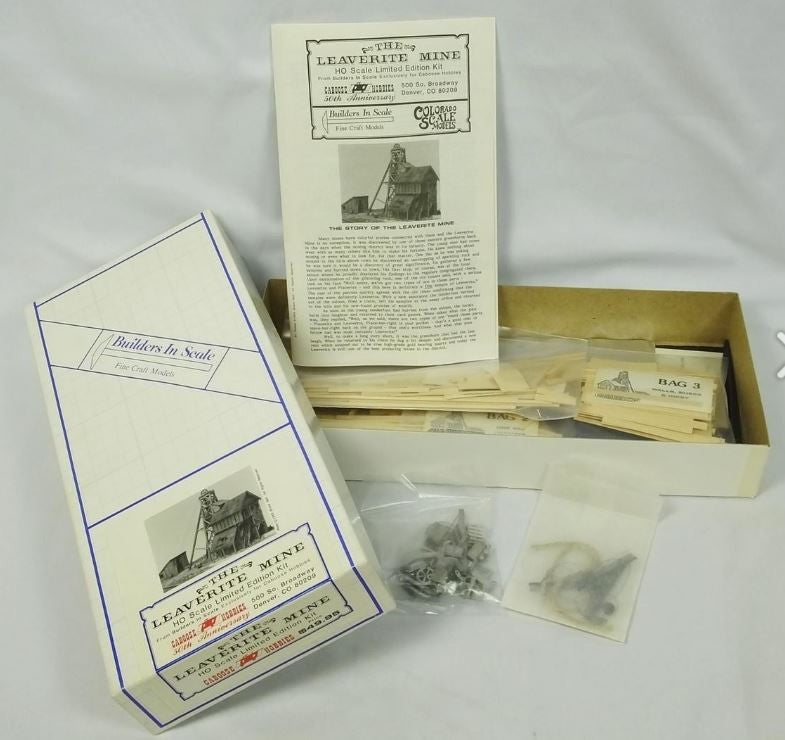 Builders-in-Scale HO171 HO Scale The Leaverite Mine Limited Edition Building Kit