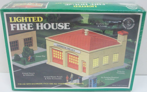 Bachmann 49-2574 HO Lighted Fire House Kit