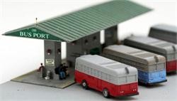 Model Tech Studios JN1094 N Scale 1930's-60's Era Bus Port
