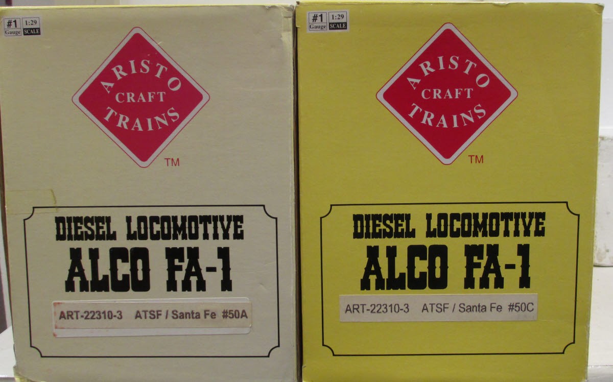 Aristo-Craft 22310-3 G Atchison Topeaka Santa Fe Alco FA-1 AA Set