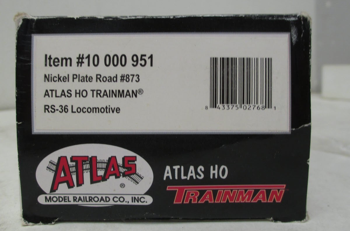 Atlas 10000951 HO Nickel Plate Road Trainman RS-36 Diesel Locomotive #873