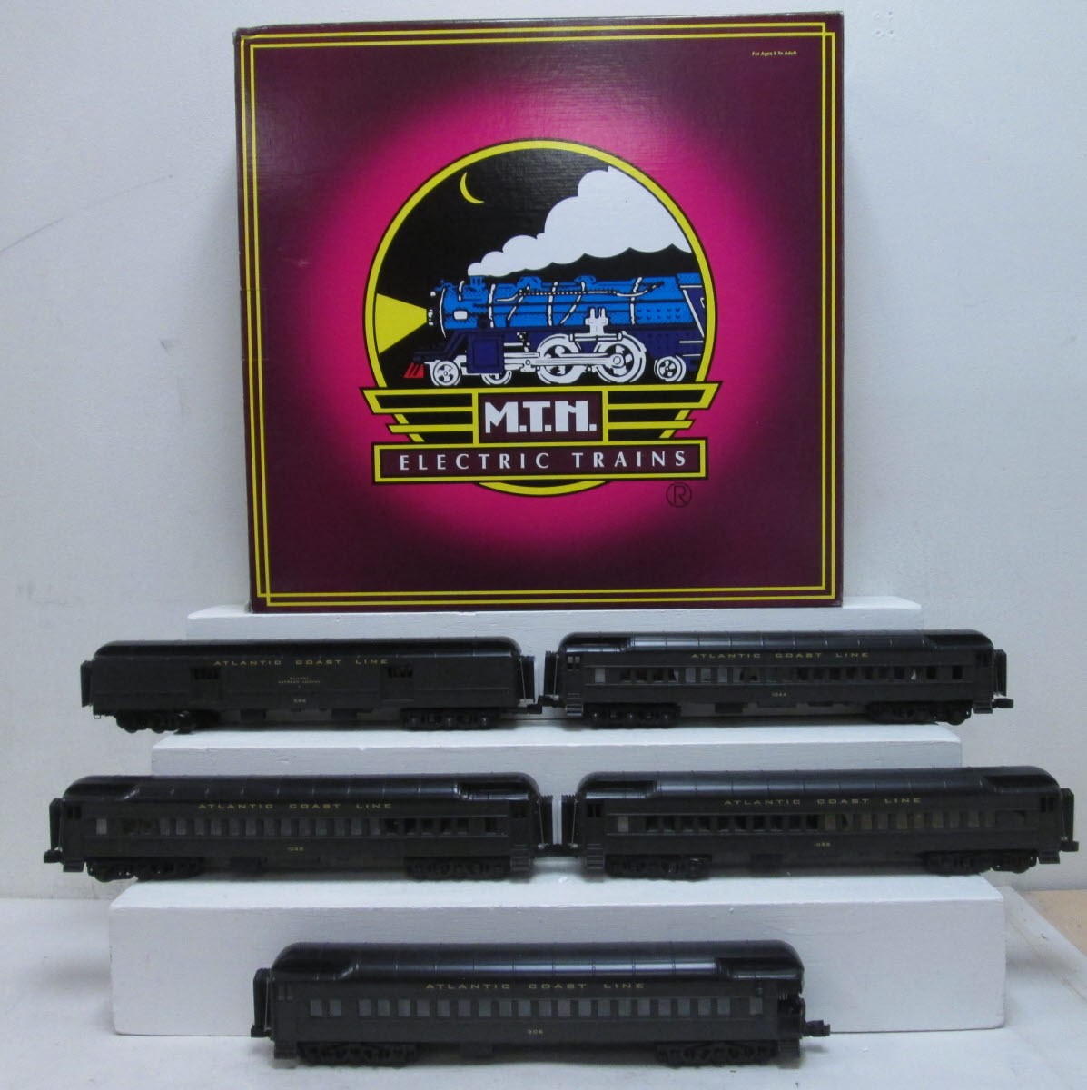 MTH 20-4090 O Atlantic Coast Line 70' Madison Passenger Car Set (Set of 5)