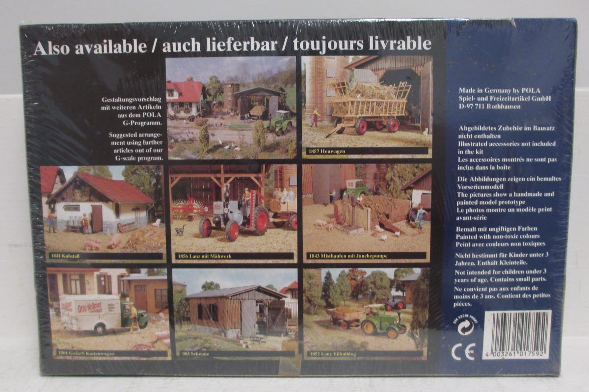 Pola 1759 1:24 Logging Wagon w/Horses