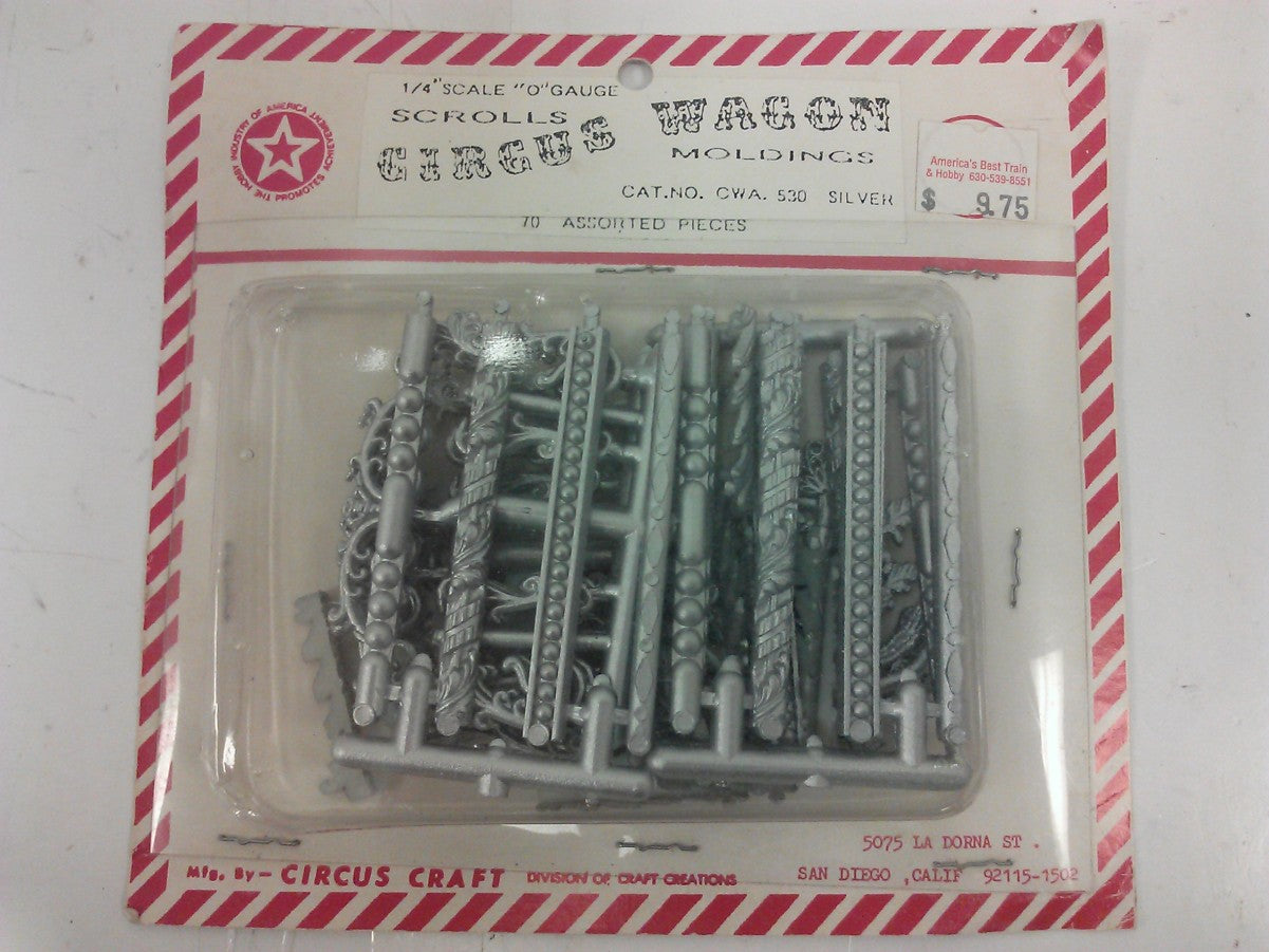 Circus Craft 530 O Silver Scrolls O Gauge