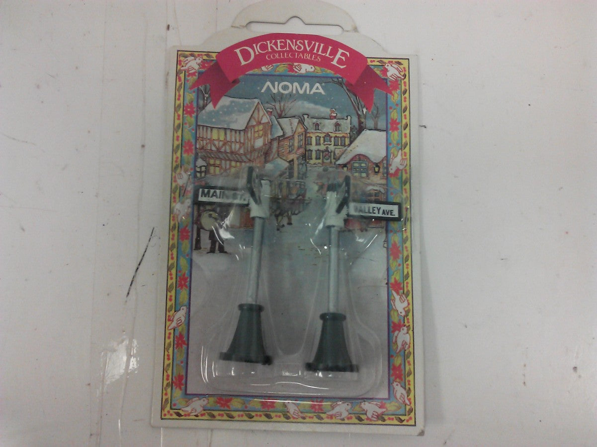 Noma 6188 O Dickensville Collectables Street Signs (Pack of 2)
