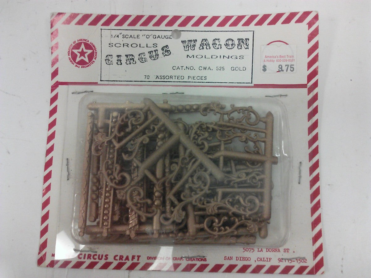 Circus Craft 525 O Gold Scrolls