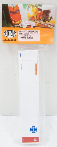 Con-Cor 0004-008551 HO Santa Fe 48' Intermodal Container