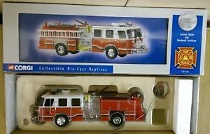 Corgi Us52207 1:50 Scale Kansas City Fire Department Diecast Fire Truck