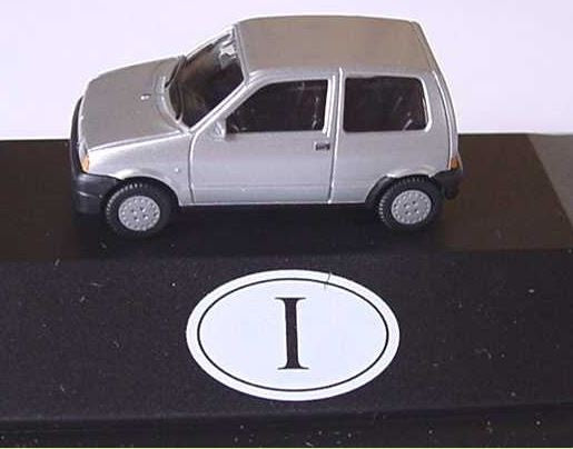Herpa 100434 HO Fiat Cinquecento in Metallic Silver