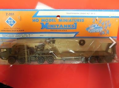 Roco Z-291 Minitanks Panzertransporter Elefant SLT -50-2