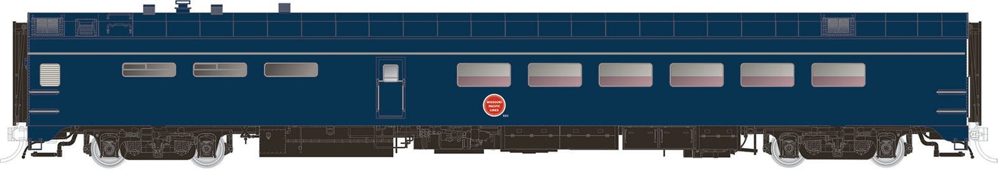 Rapido Trains 124037 HO Scale Missouri Pacific Lightweight Diner Car #841