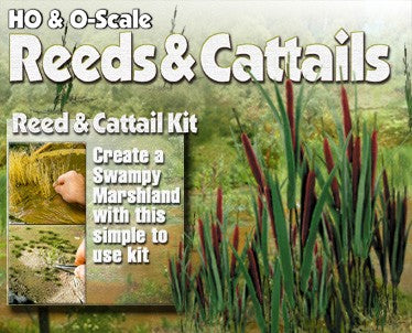 Scenic Express EX0247 HO & O Scale Reeds & Cattails Scenery Kit