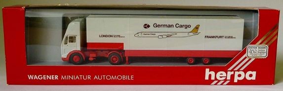 Herpa 812000 HO German Cargo Mercedes-Benz Semitrailer