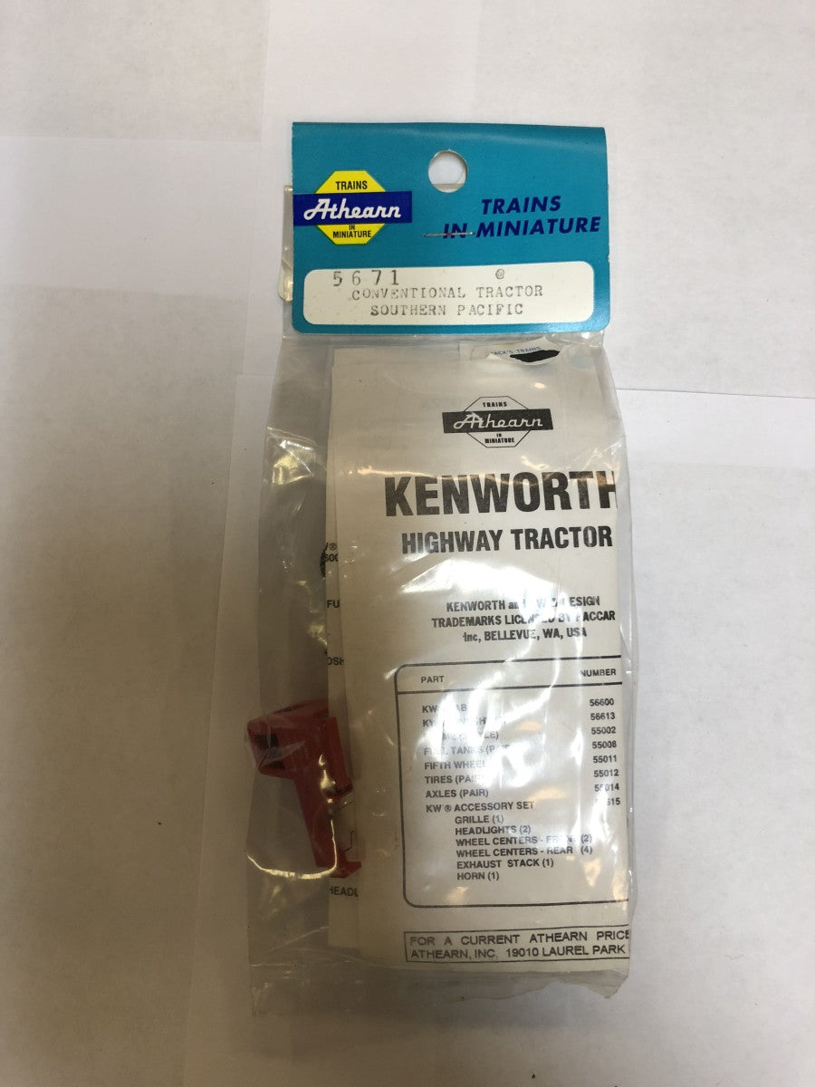 Athearn 5671 HO Conventional Tractor Southern Pacific Plastic Kit