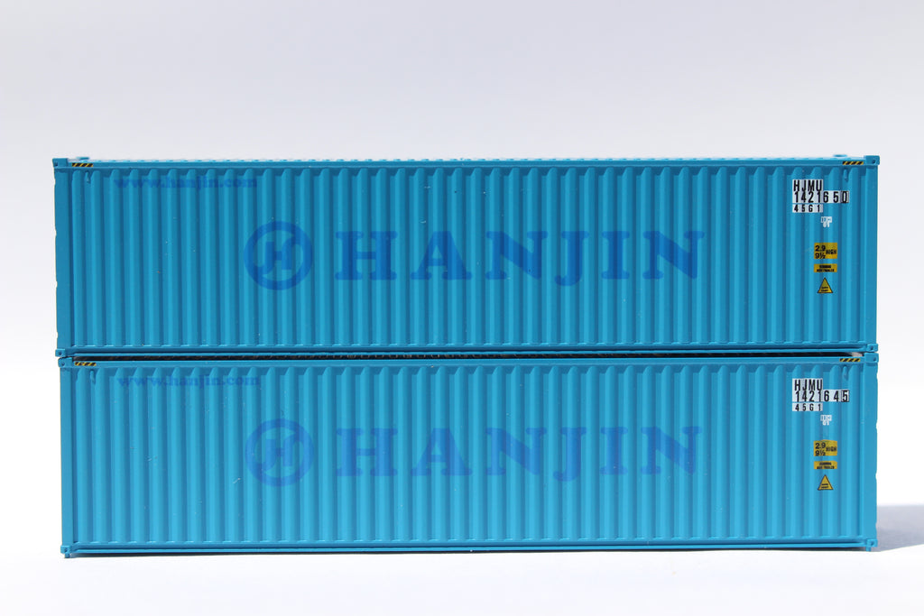 JTC Model Trains 405178 N SEACO 40' HC Corrugated-Side Containers (Set of 2)