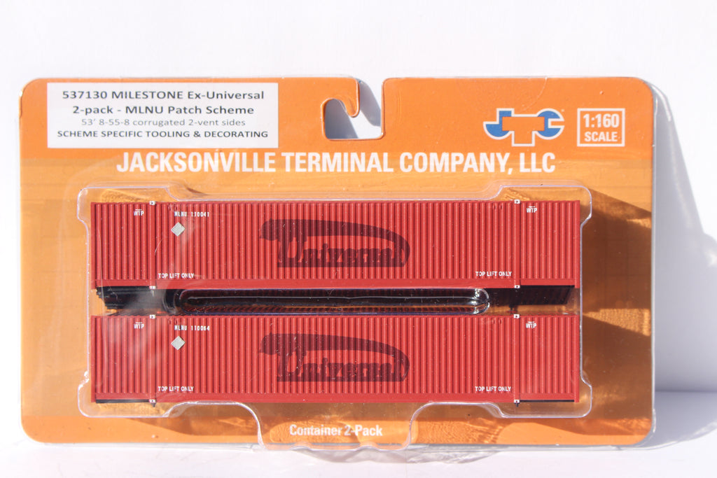 JTC Model Trains 537130 N Milestone Universal 53' High Cube Corrugated Container