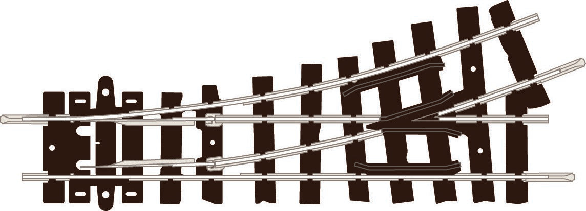 Peco ST-406 OO-9 1st Radius Left Hand Switch Turnout – Trainz