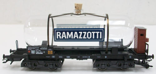 Marklin 44532 HO Scale Ramazzotti 1815 Glass Tank Car Exclusive