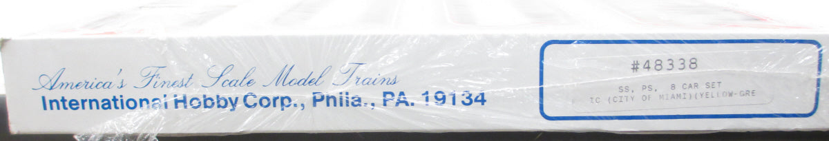 IHC 48338 IC 'City of Miami' 8 Car Smooth Side Passenger Car Set