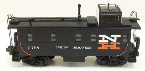 MTH 30-77149 O New Haven RailKing Offset Steel Caboose Car #C-708