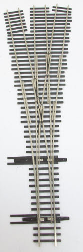 Walthers 948-8808 HO Code 83 Nickel Silver #6 3-Way Switch Turnout