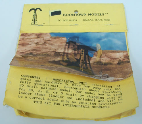 Boomtown models 200-M Motorizing Unit For Pump Unit