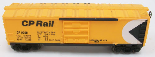 Lionel 6-9208 CP Rail Boxcar