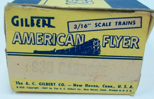American Flyer 930 Vintage S Gauge American Flyer Lines Tuscan Caboose