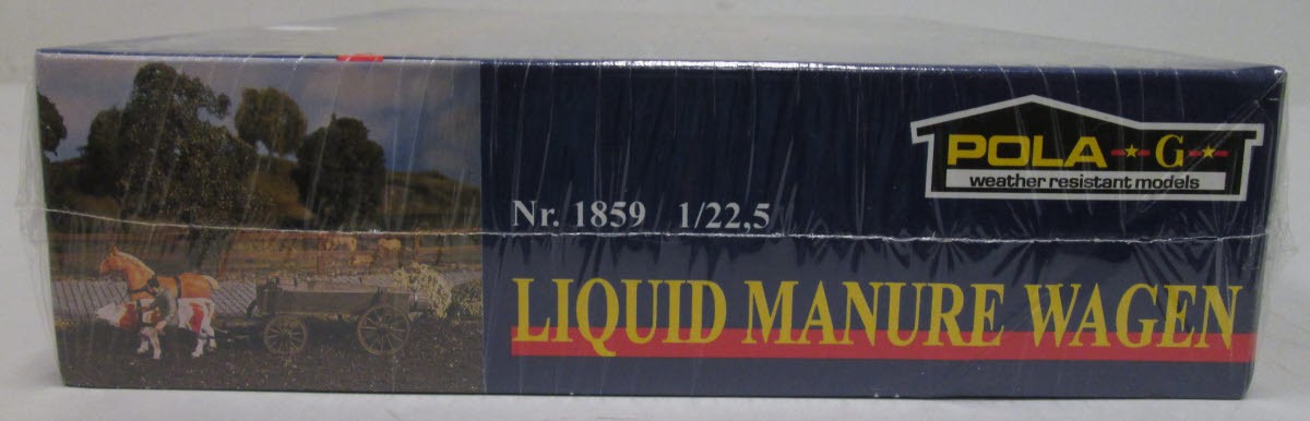 Pola 1859 G Liquid Manure Wagon w Horse and Cow Kit