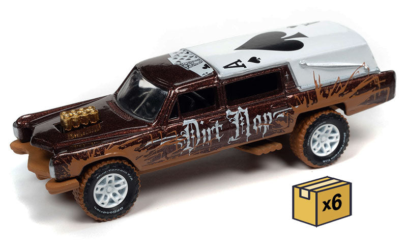 Johnny Lightning JLSP255-B-CASE 1:64 Haulin' Hearse Copper (Pack of 6)