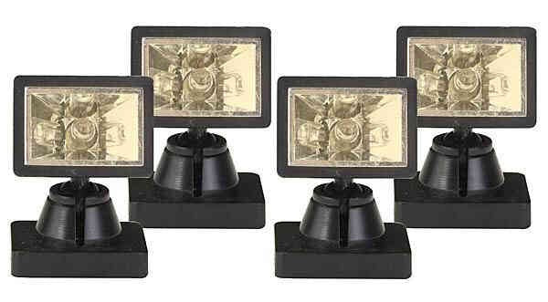K-Line K-010508 O and 0-27 Lighted Accessories Spot Lights (Box of 4)