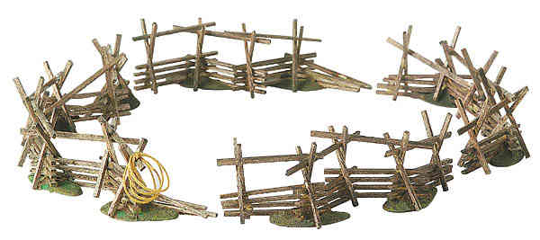 K-Line K-418301 Split Rail Fences (6)