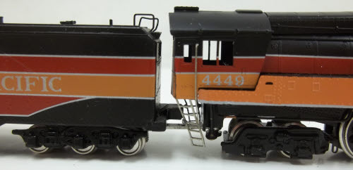 Sun Dance 4449 Southern Pacific "Daylight" 4-8-4 Steam Locomotive & Tender