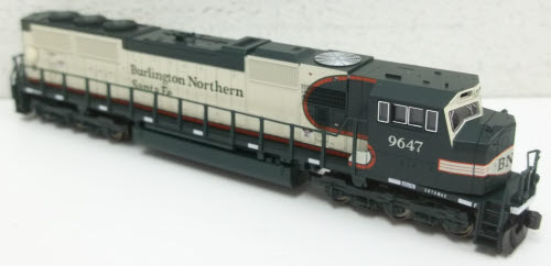 Kato 176-6503 N BNSF EMD SD70MAC Diesel Locomotive #9647