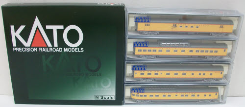 Kato 106-1055 Union Pacific 4-Car Smooth Side Pass Set (B)