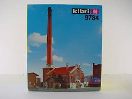 Kibri B-9784 HO Scale Boiler House With Chimney Building Kit
