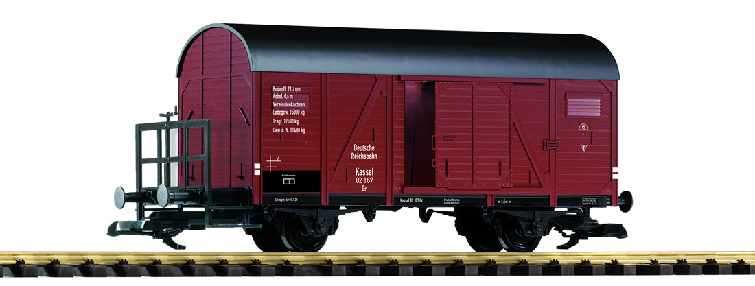Piko 37961 G DRG II 2-Axle Boxcar with Brake Platform