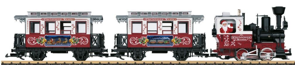 LGB 72304 Christmas G Gauge Steam Passenger Train Set