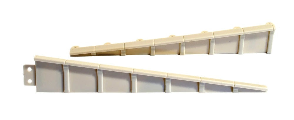 Peco LK-68 OO/HO Concrete Platform Edging Ramp (Pack of 4)