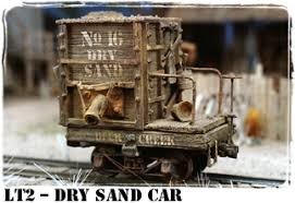 Sierra West LT2 HOn3 Limited Run Log Car Dry Sand Car Kit